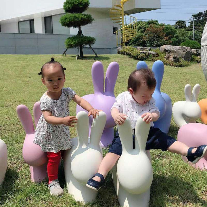 Scaun pentru copii in forma de iepure Rabbit by Qeeboo