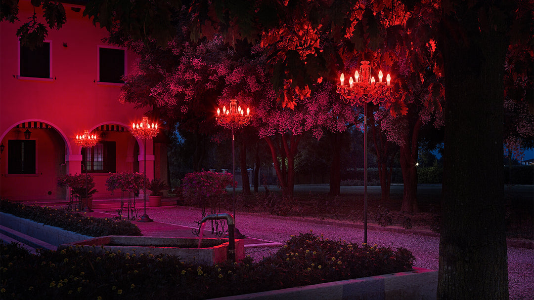 Lampadar exterior tip candelabru Drylight
