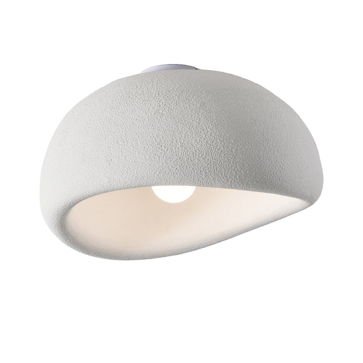 Plafoniera alba design Wabi Sabi