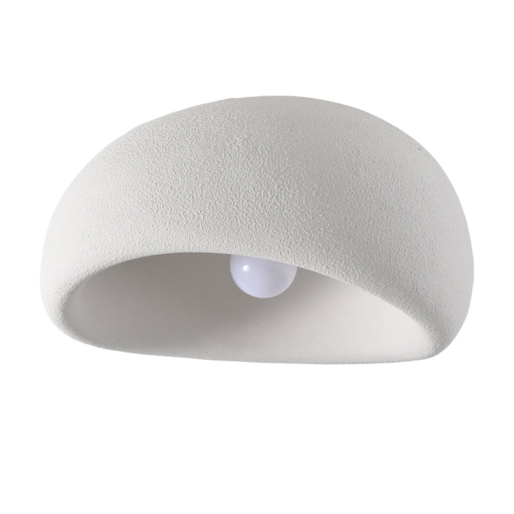 Plafoniera alba design Wabi Sabi