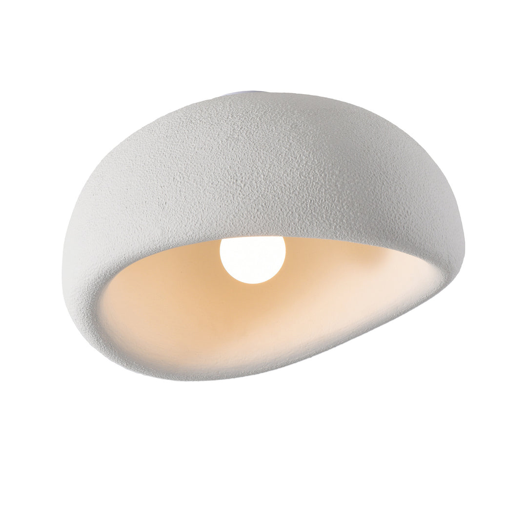 Plafoniera alba design Wabi Sabi