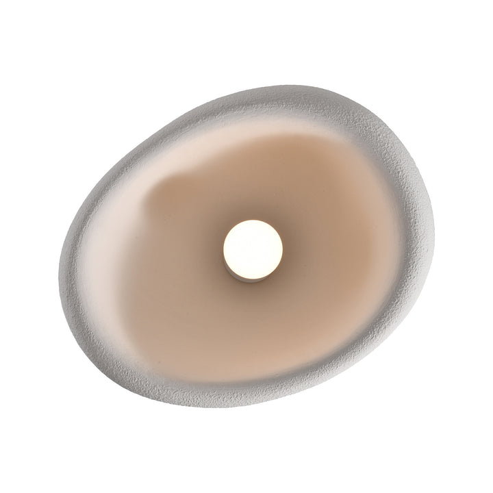 Plafoniera alba design Wabi Sabi