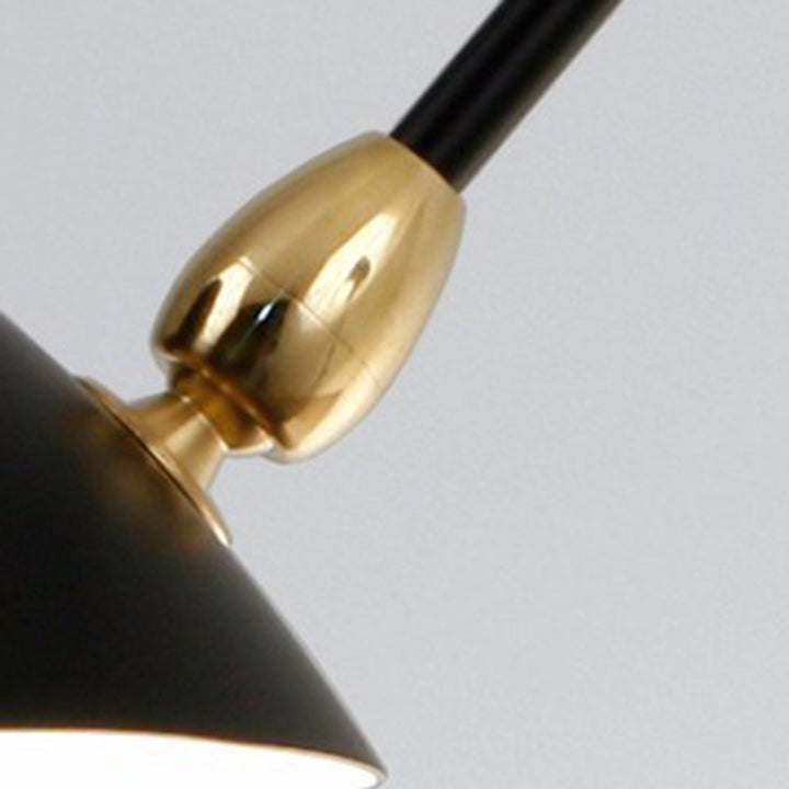 Lampadar cu trei brate Crane-3F Negru by Step into design