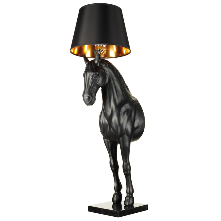 Lampadar in forma de cal de culoare neagra Horse by Step into design