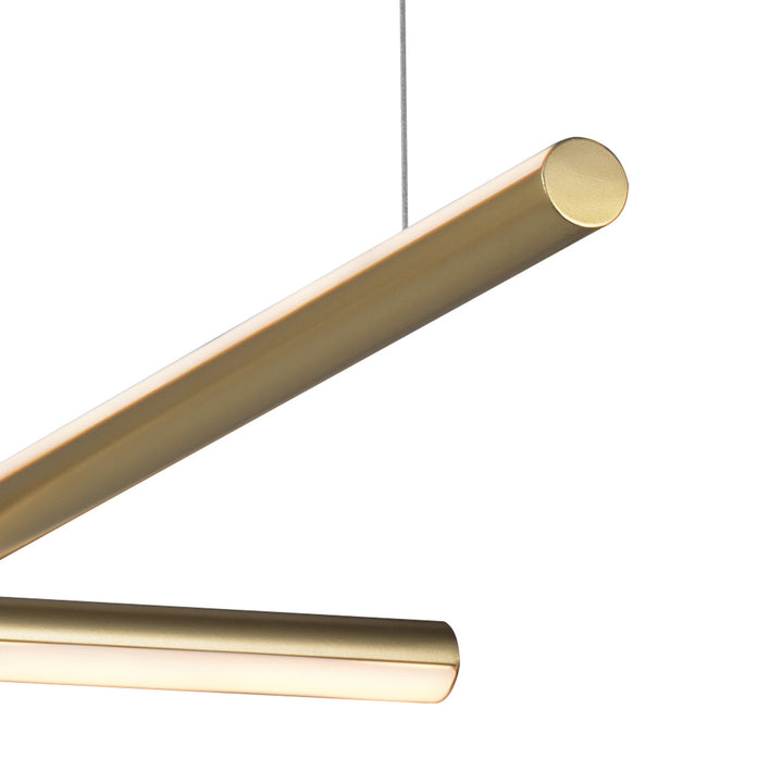 Lustra formata din opt tuburi intersectate Astra by Step into design