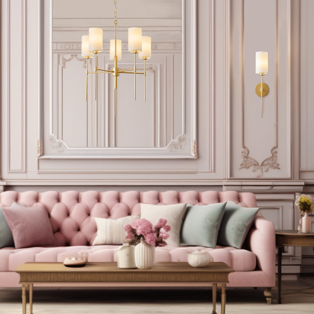 Candelabru modern auriu DARLING