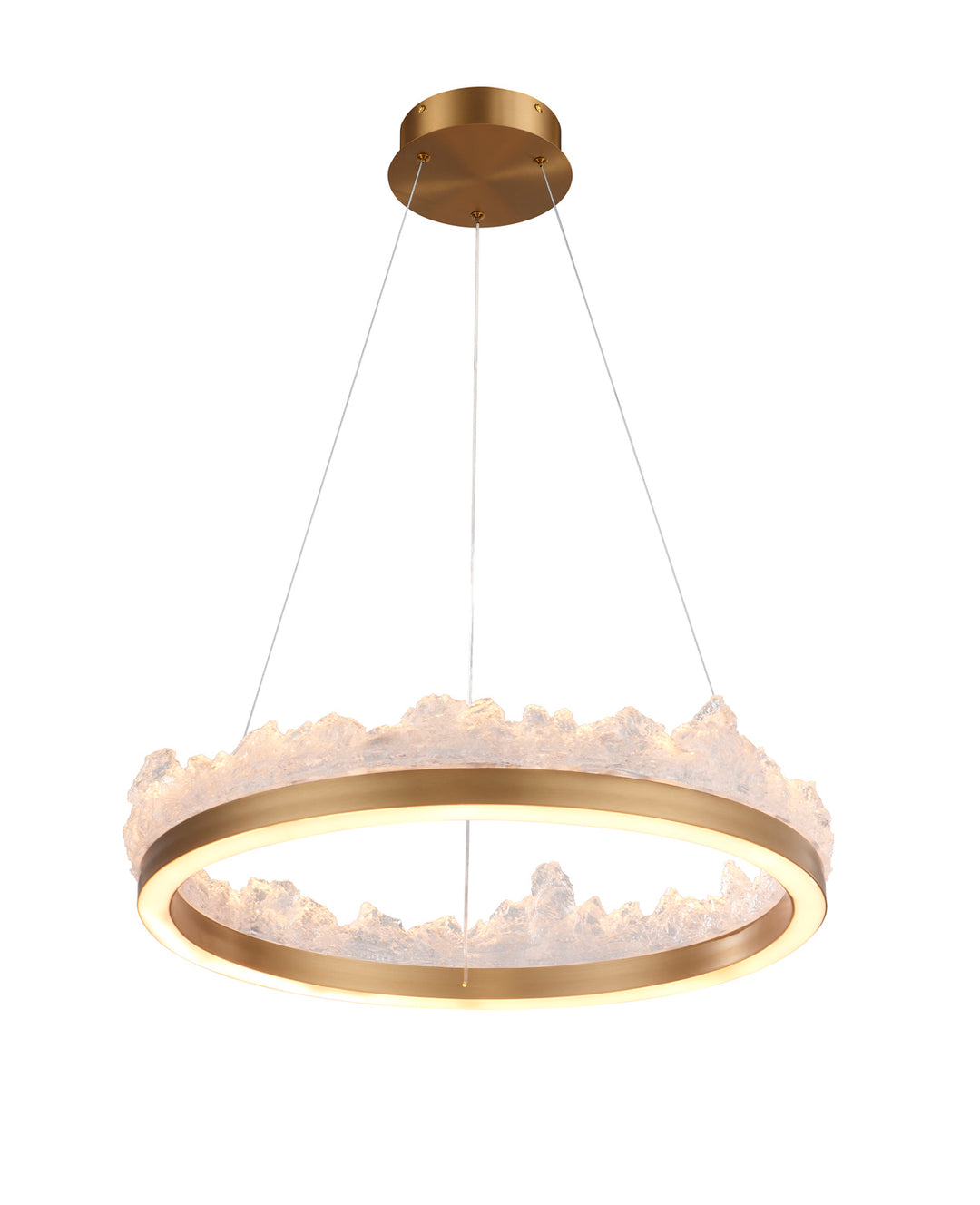 Lustra suspendata led in forma de cerc Montana 60 cm