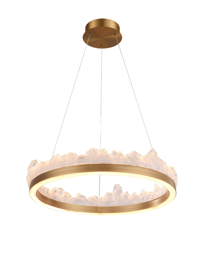 Lustra suspendata led in forma de cerc Montana 60 cm
