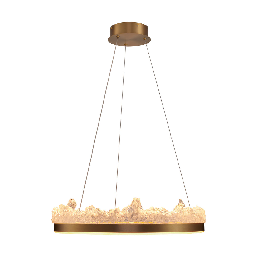 Lustra suspendata led in forma de cerc Montana 60 cm