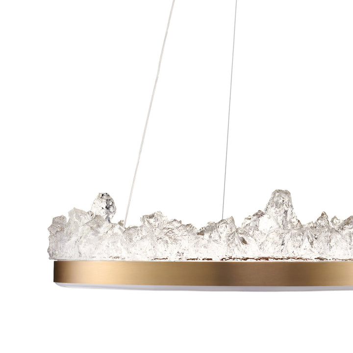 Lustra suspendata led in forma de cerc Montana 60 cm