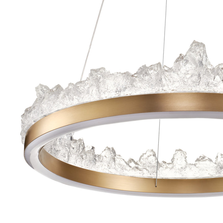 Lustra suspendata led in forma de cerc Montana 60 cm