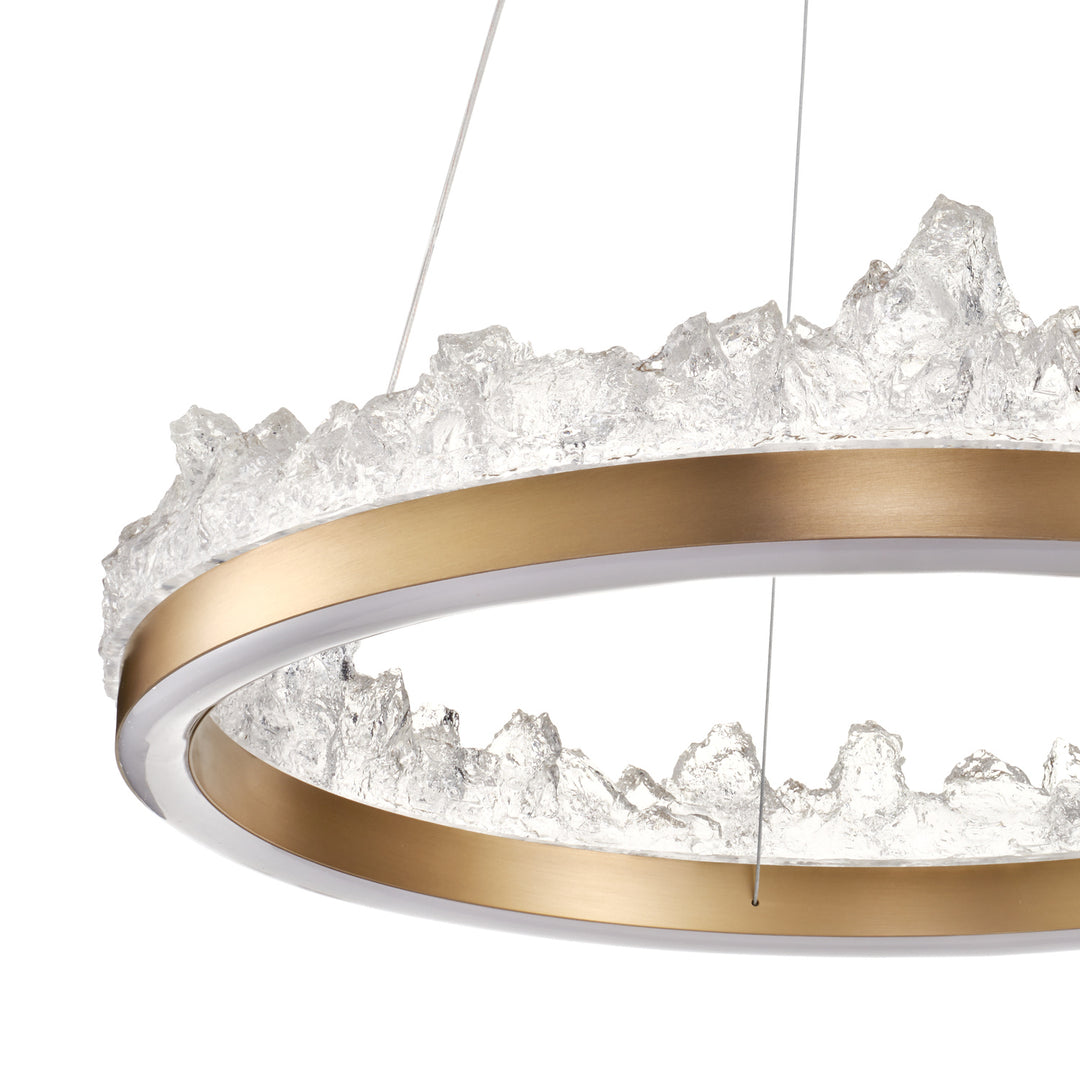 Lustra suspendata led in forma de cerc Montana 60 cm