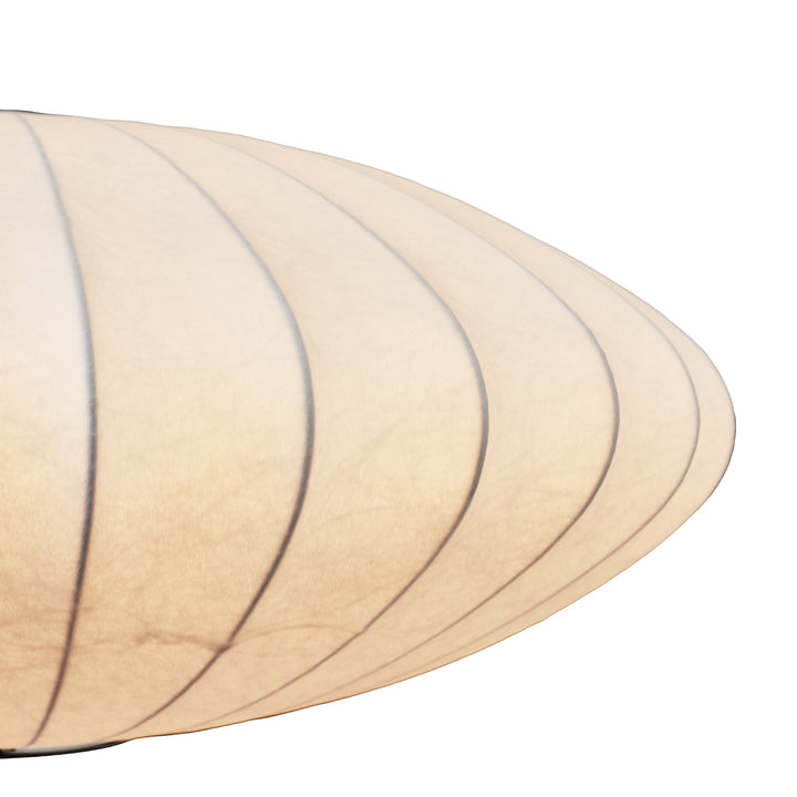Lampă suspendată Silk Flat alba