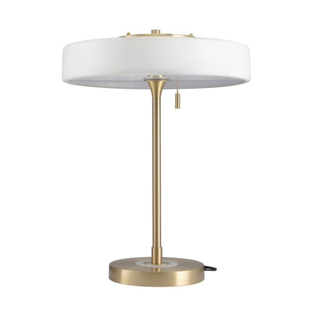 Lampa de masa cu baza de alama si abajur din material Artdeco by Step into design