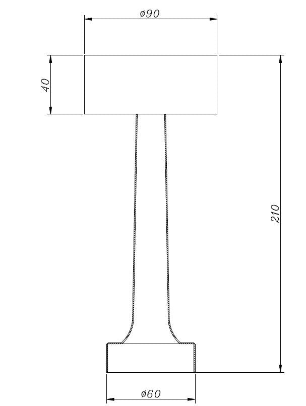 Lampa de masa led Tavolo A by Step into design