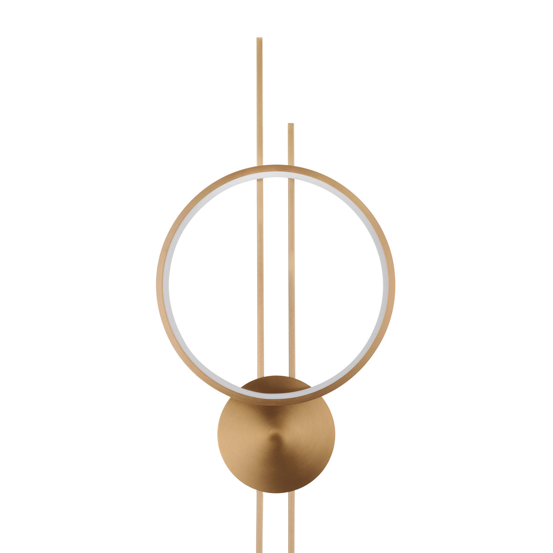 Aplica de perete led Ecliptica aurie 100 cm