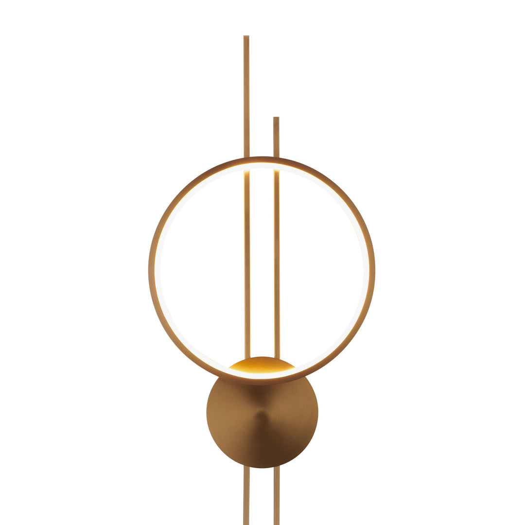 Aplica de perete led Ecliptica aurie 100 cm