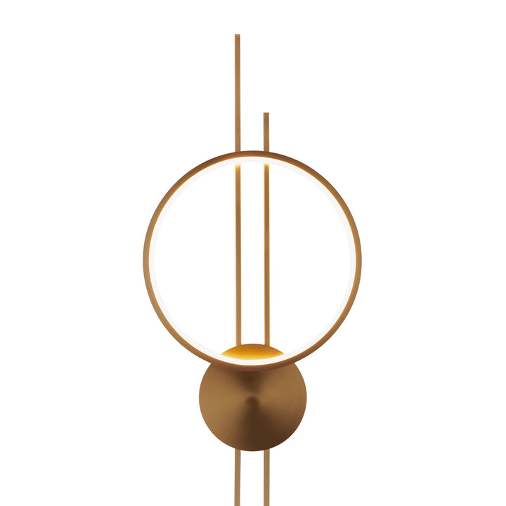 Aplica de perete led Ecliptica aurie 100 cm