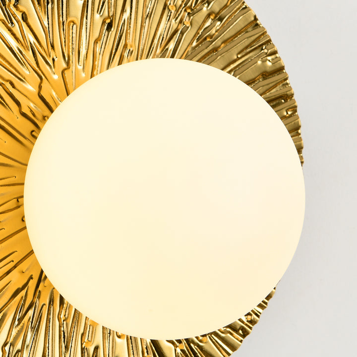 Aplica de perete aurie Sun M 35 cm