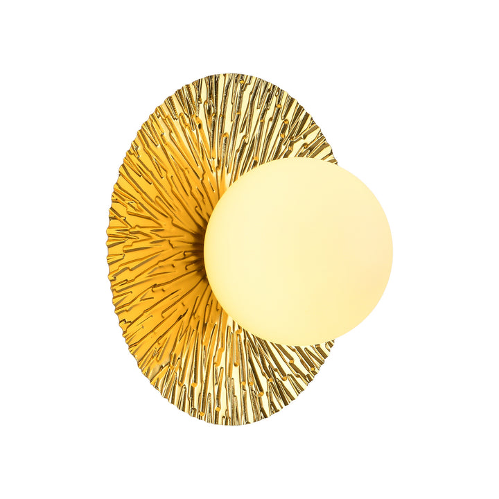 Aplica de perete aurie Sun M 35 cm