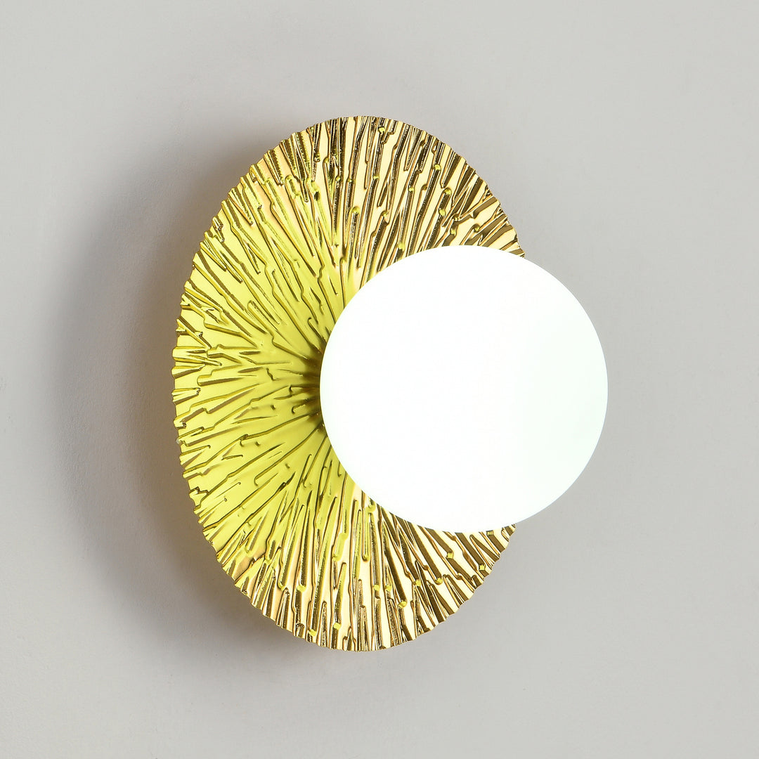 Aplica de perete aurie Sun M 35 cm