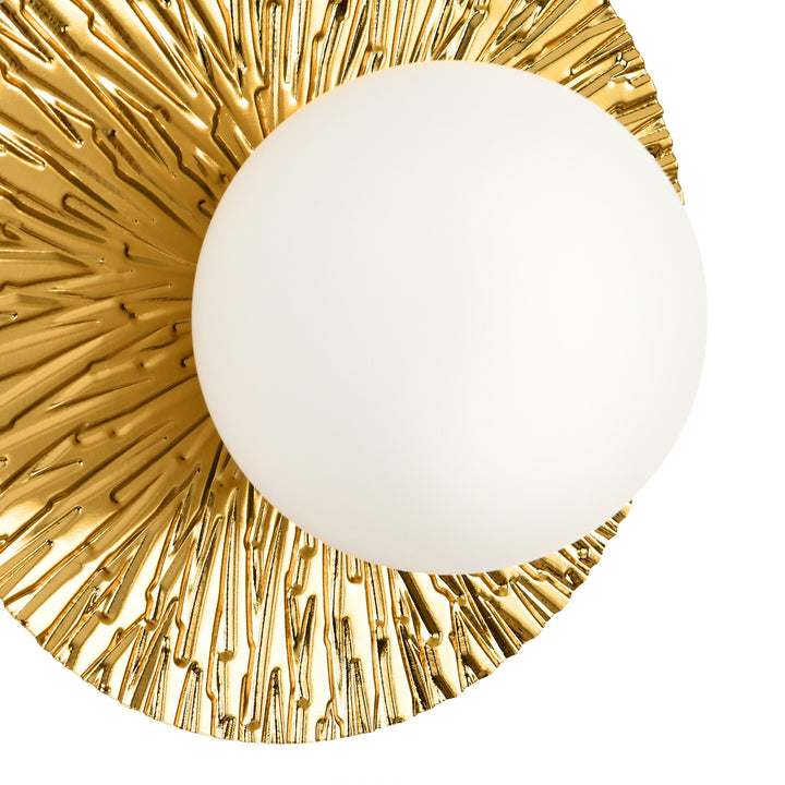 Aplica de perete aurie Sun M 35 cm