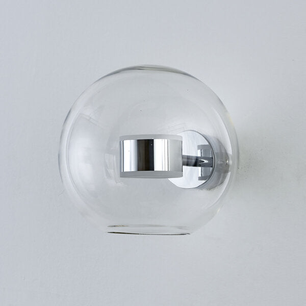 Aplica de perete in forma de bol din sticla transparenta Bubbles by Step into design