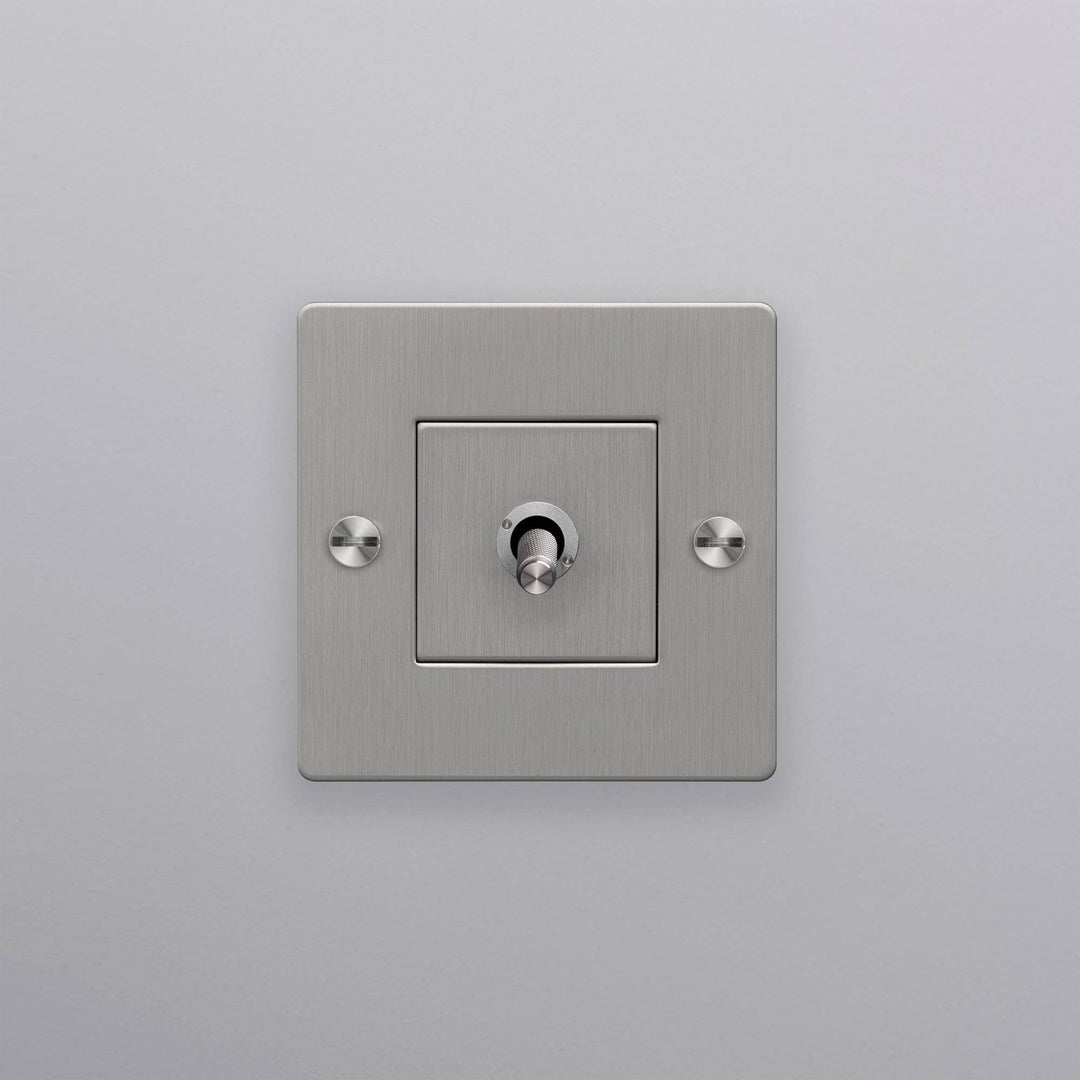 Intrerupator 1G Toggle Cross/ inox Buster + Punch