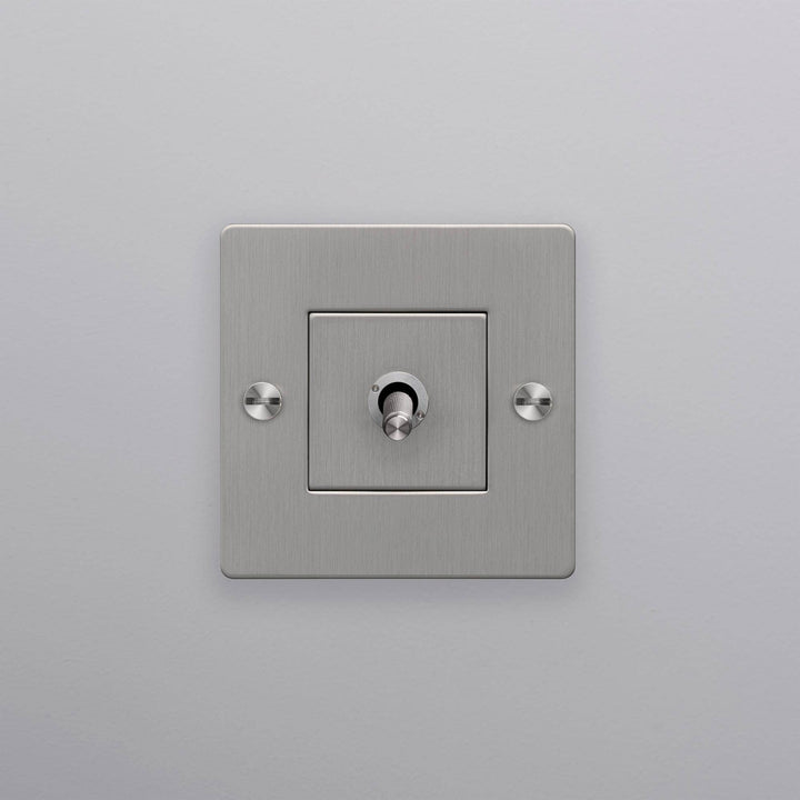 Intrerupator 1G Toggle Cross/ inox Buster + Punch