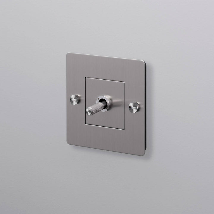 Intrerupator 1G Toggle Cross/ inox Buster + Punch