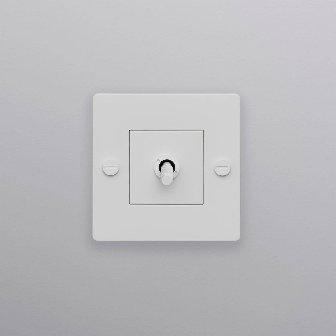 Intrerupator 1G Toggle Cross/ alb Buster + Punch