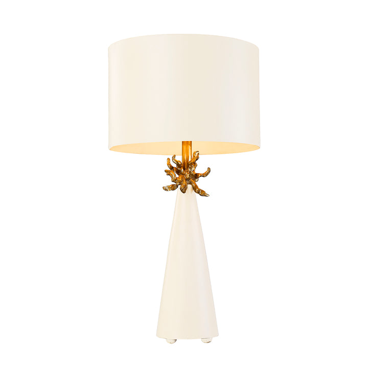 Lampa de masa Neo 1 lt alb and auriu