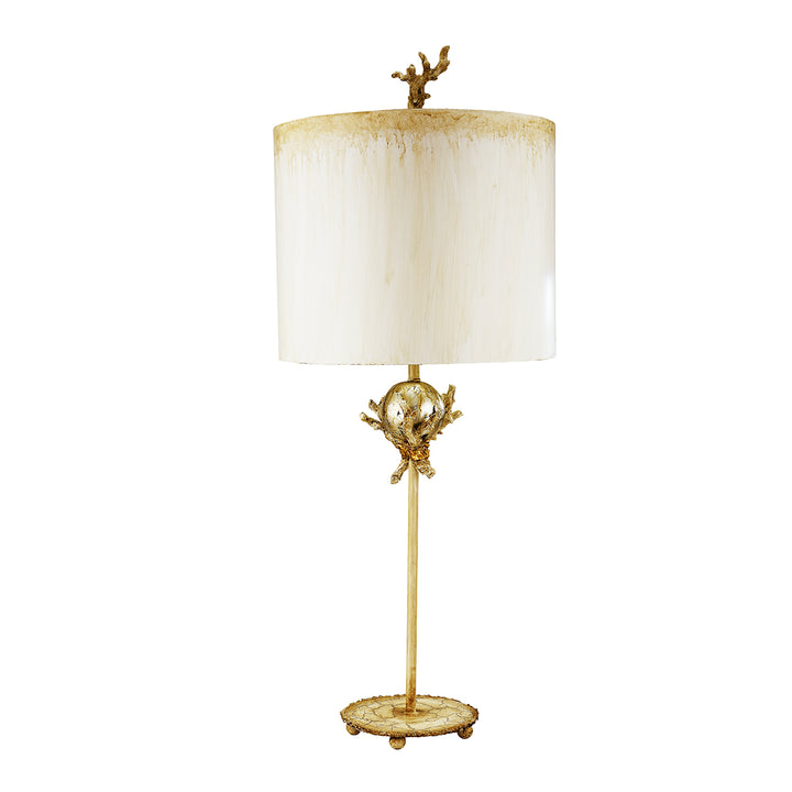 Lampa de masa Trellis 1 lt Putty Patina & argintiu