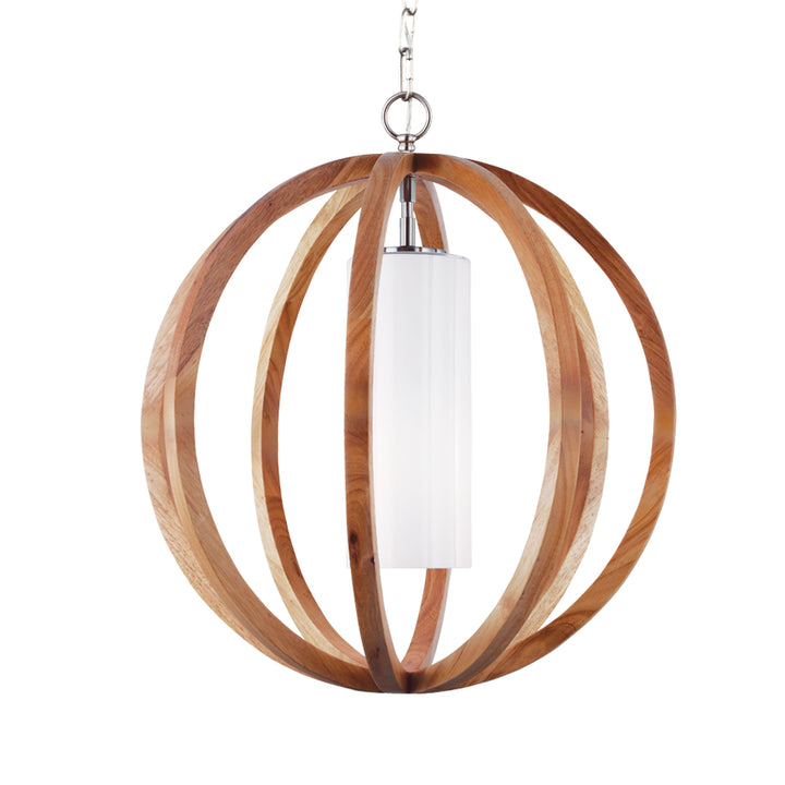Pendul Allier 1 lt Light Wood/Brushed Steel