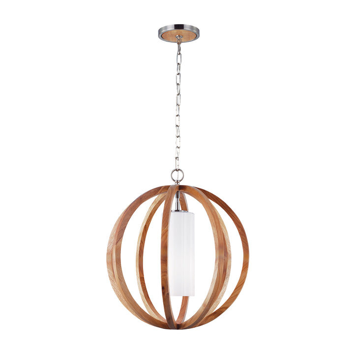 Pendul Allier 1 lt Light Wood/Brushed Steel