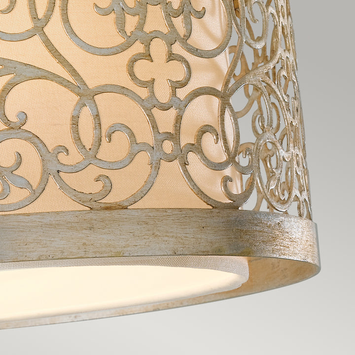 Plafoniera Arabesque 2 lt argintiu Patina