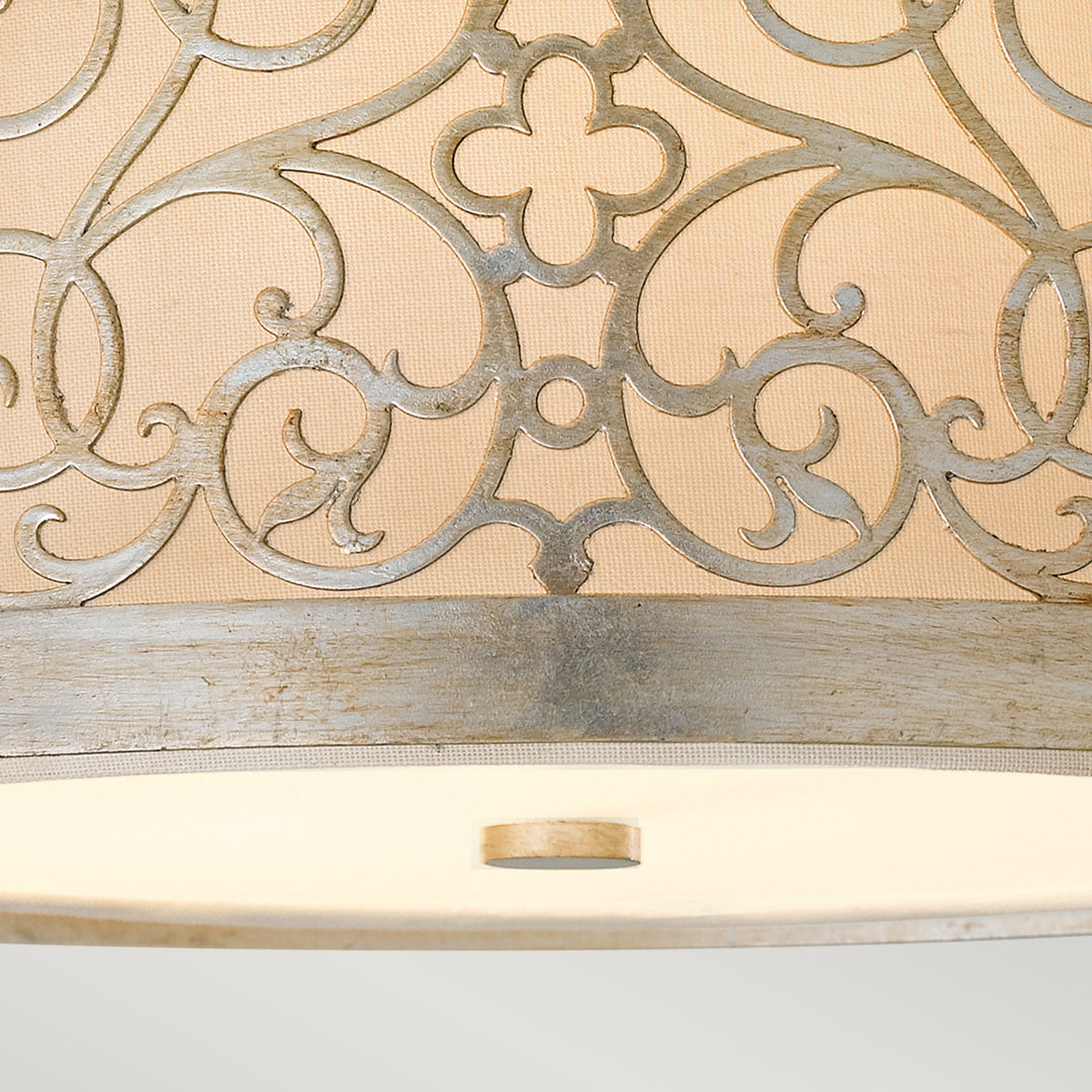 Plafoniera Arabesque 2 lt argintiu Patina