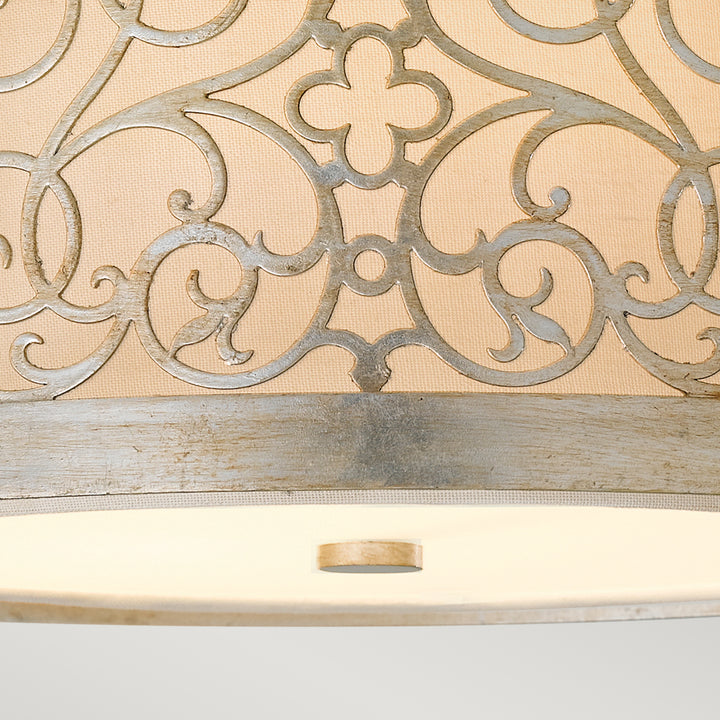 Plafoniera Arabesque 2 lt argintiu Patina