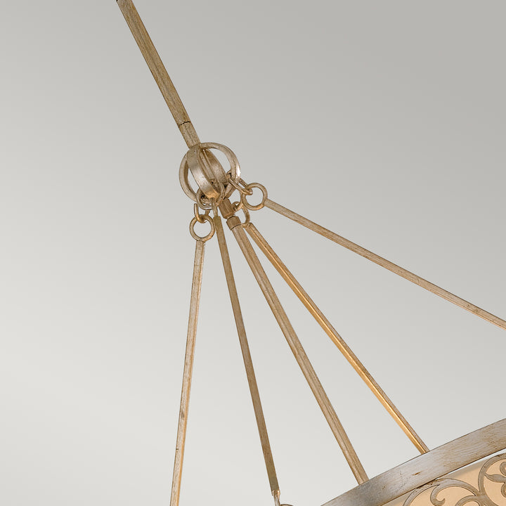 Pendul Arabesque 4 lt argintiu Patina