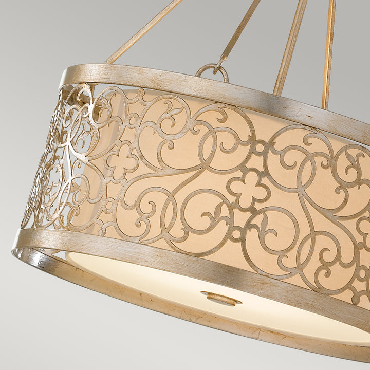 Pendul Arabesque 4 lt argintiu Patina
