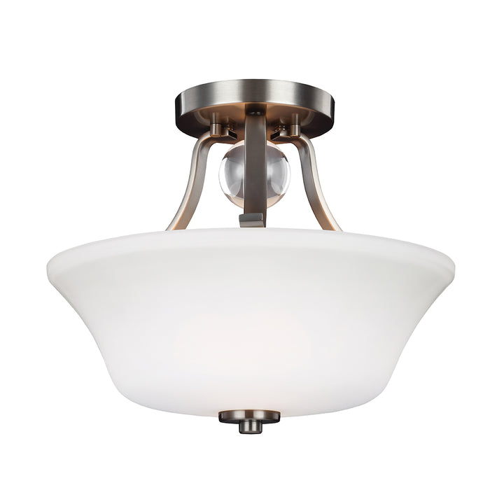 Plafoniera Evington 2 lt Satin Nickel