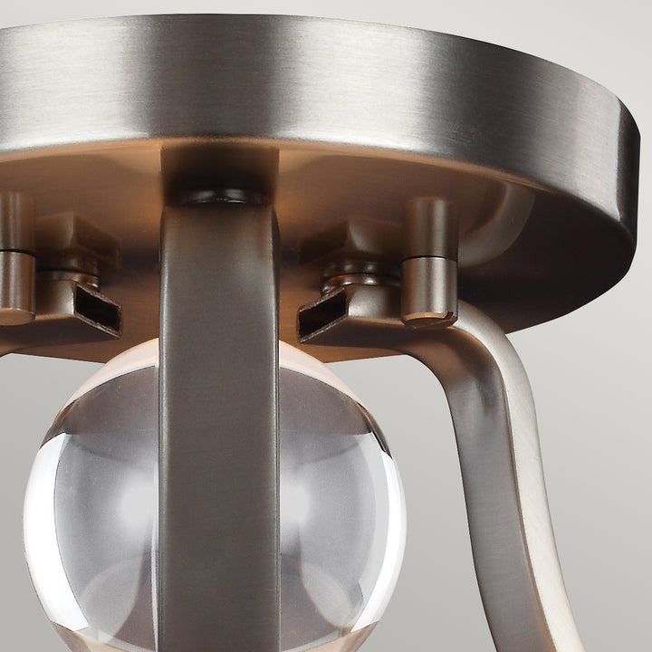Plafoniera Evington 2 lt Satin Nickel