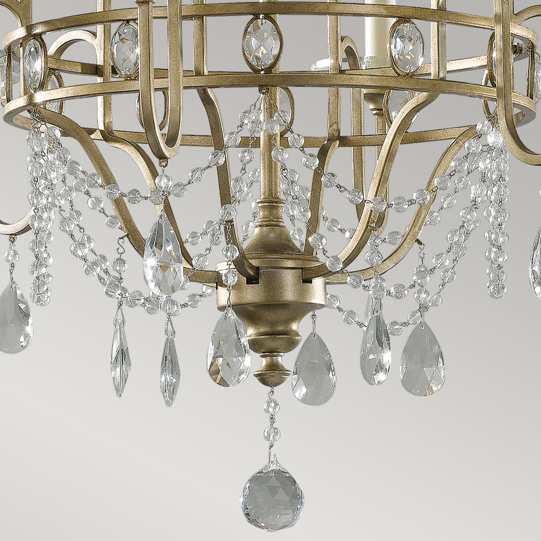 Candelabru Gianna 6 lt Gilded argintiu