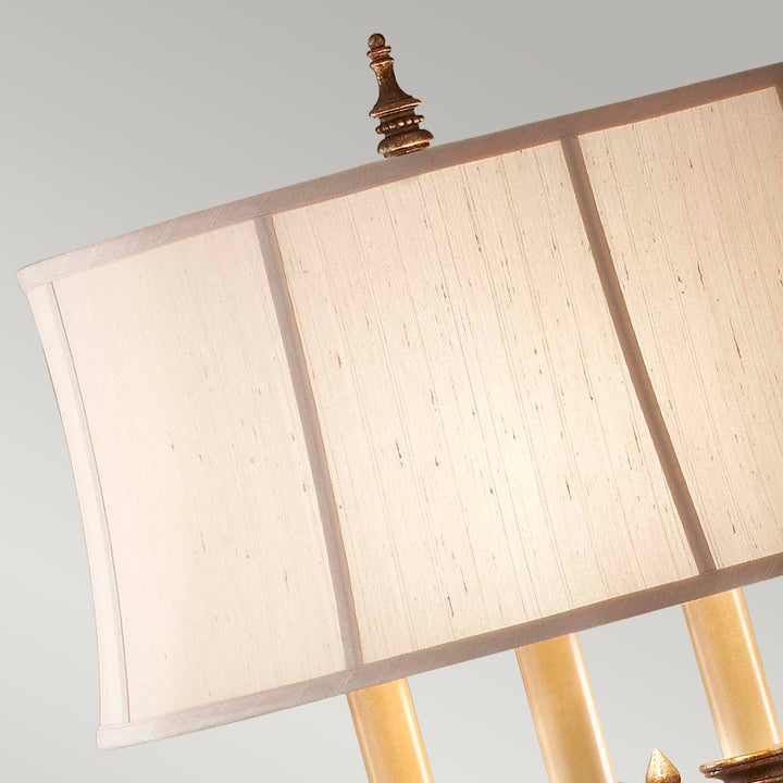 Lampadar Gibson 4 lt crăpătură decorativă stil Cambridge