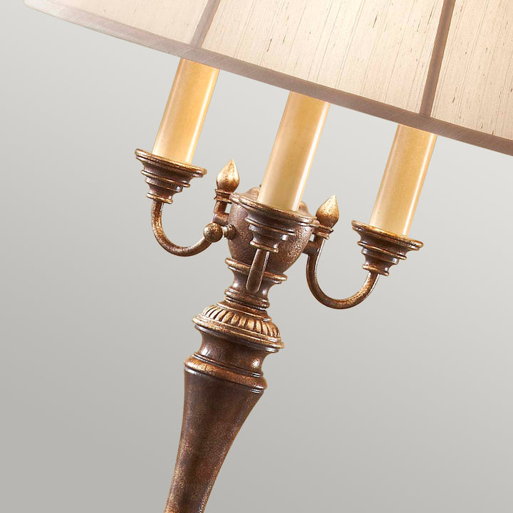 Lampadar Gibson 4 lt crăpătură decorativă stil Cambridge
