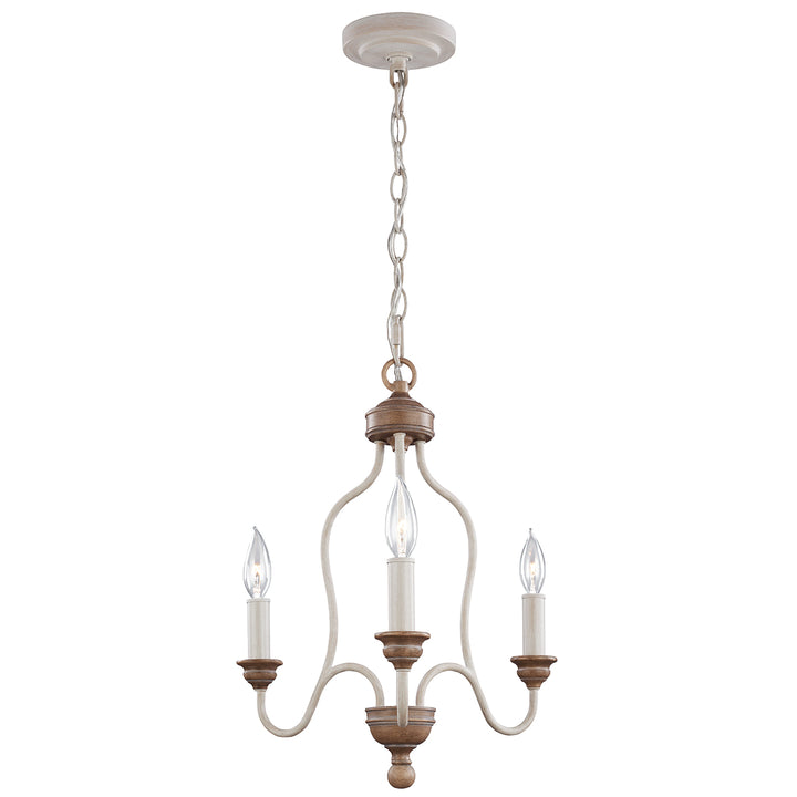 Candelabru Hartsville 3 lt Chalk Washed/Beachwood