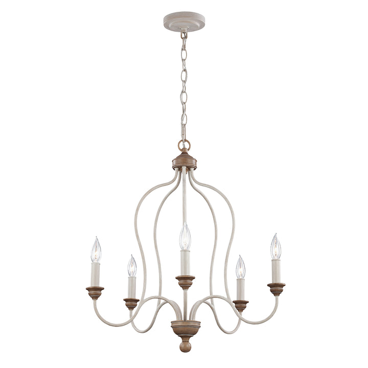 Candelabru Hartsville 5 lt Chalk Washed/Beachwood