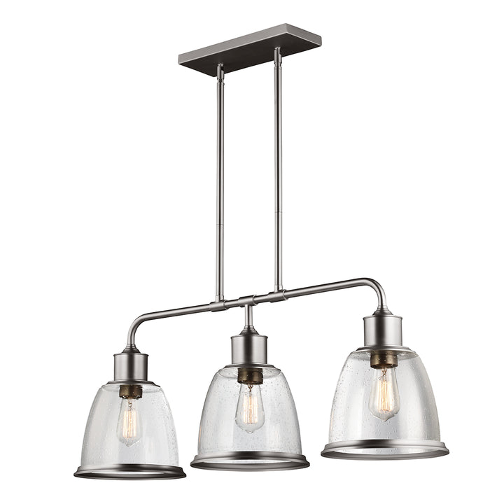 Candelabru Hobson 3 lt Satin Nickel