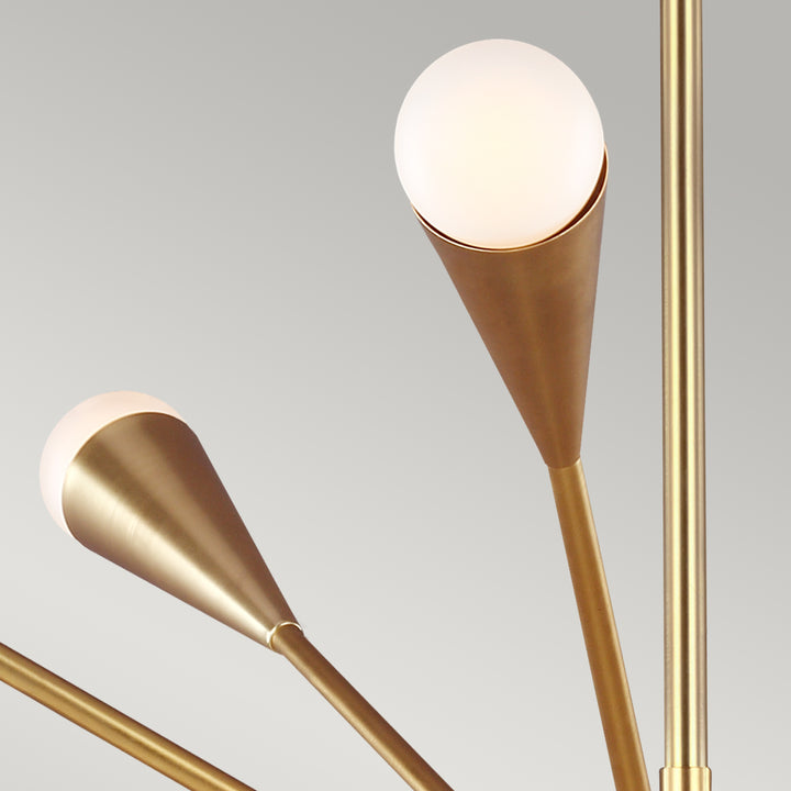 Candelabru Jax 10 lt Burnished Brass