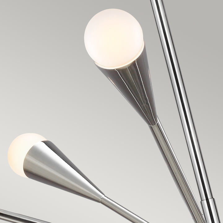 Candelabru Jax 10 lt nichel polisat